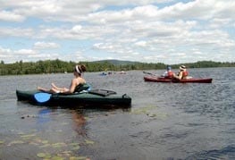 Guided kayak trips Millinocket ME, Katahdin Region Area