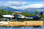 Scenic plane rides viewing Katahdin north Maine woods
